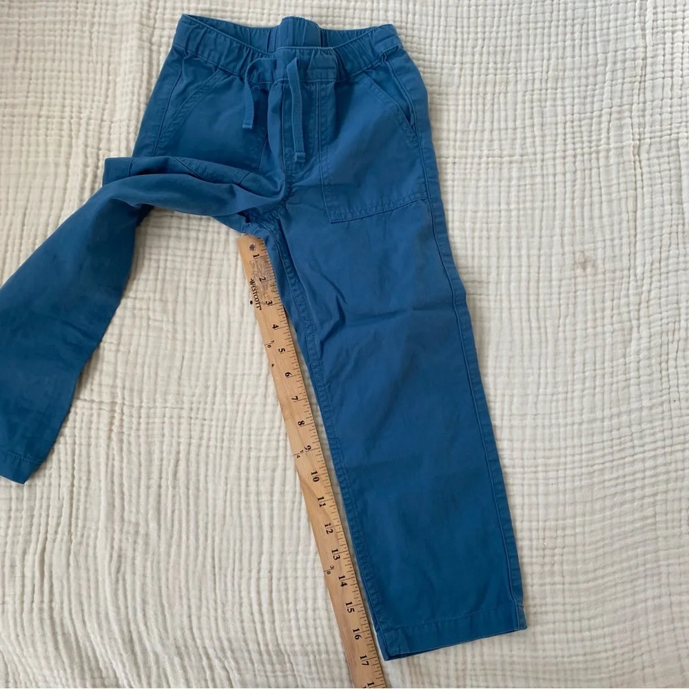 PRIMARY Pants Relaxed Painter Drawstring Work Cotton Canvass Blue Jeans Cargo